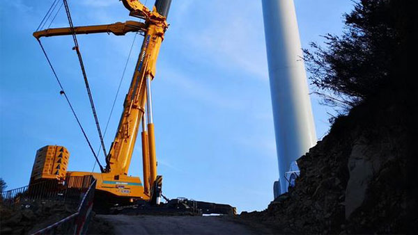 来了！首台XCA1200_I落户广东，中国风电吊装千吨级阵营再添劲旅