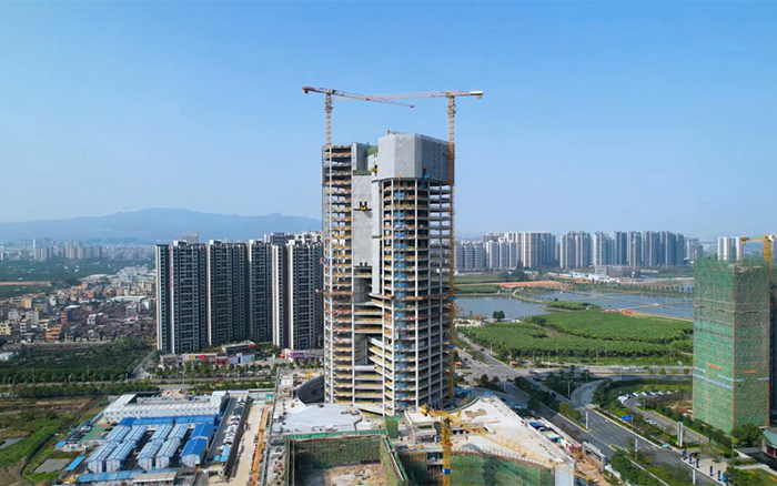 城市“金名片”| K8凯发塔机助建新会第一高楼