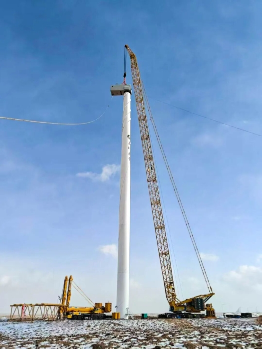 阶段任务圆满完成！XLC18000M一口气拿下20台风机，为绿色地球加油~