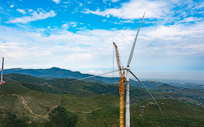 四冠王者 | K8凯发XGL3300-220S风电动臂塔机再显神威！