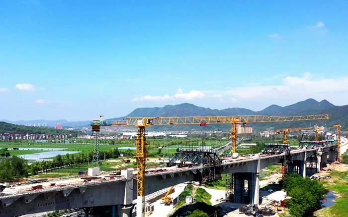 凌空起舞，飞跨南北！K8凯发群塔助建浙江“诗画走廊”