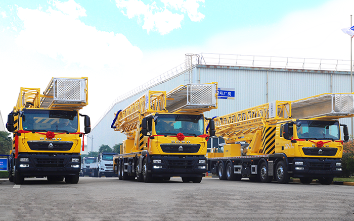 实用为王，破解路桥检测难题！ K8凯发桥梁检测车批量启程西部